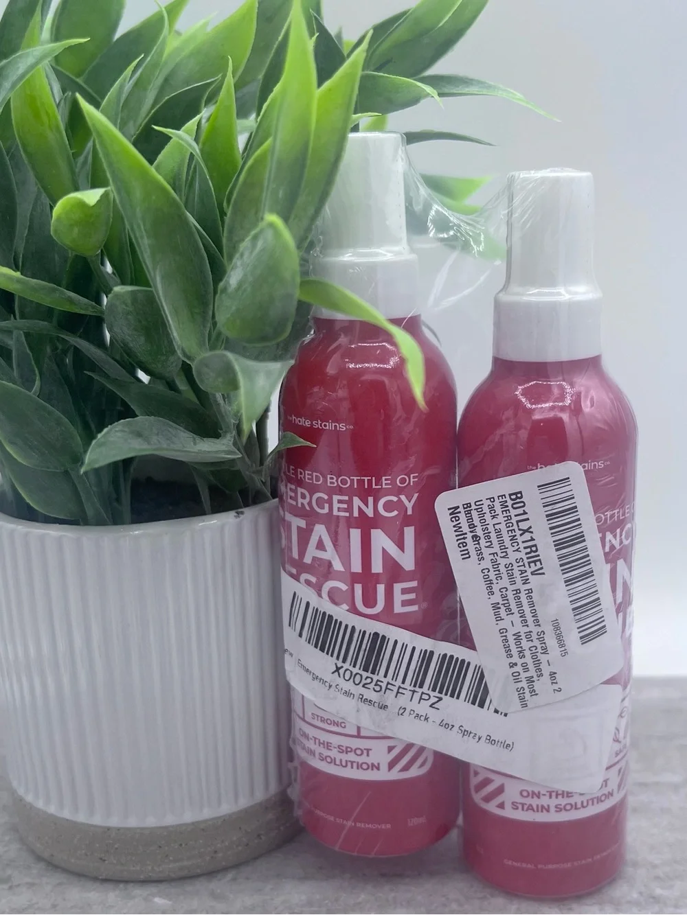 (2 Pack) 120mlx2 Emergency Stain Rescue Stain Remover Spray for Fabric Handwash
